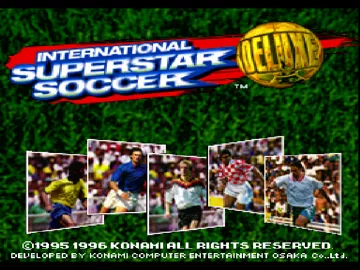 International Superstar Soccer Deluxe (EU) screen shot title